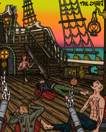 'On Deck' Print (20"x20")
